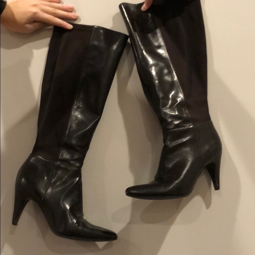 Calvin Klein high heeled boots